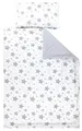 Produktbild: TupTam Kinder Bettwäsche Gemustert 2-Teilig Wendebettwäsche, Farbe: Sterne Grau/Schwarz, Größe: 135x100 cm