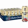 Produktbild: Hacker Pschorr Münchner Hell 5,0% vol. 0,5LDose, 24er Pack (24x0,5L) EinwegPfand