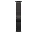 Produktbild: Apple Watch Milanese Armband für Watch Ultra 49mm Titan Schwarz (S) MXKF3ZM/A