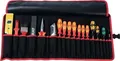 Produktbild: Parat Werkzeugrolltasche 20 Fächer B740xH330mm Nyl.schwarz/rot Werkzeugtaschen