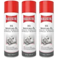 Produktbild: 3x Ballistol H1 Spezial-Öl geruchlos Schmierung Korrosionsschutz Spray 400ml