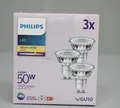 Produktbild: 3er Pack Philips Classic LED-Lampe GU10 2700K Warmweiß 50W 355lm 9290012152C NEU
