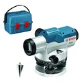 Produktbild: Bosch Professional Optisches Nivelliergerät GOL 26 G (26-fache Vergrößerung, Maßeinheit: 400 Gon, Arbeitsbereich: bis zu 100 m, im Transportkoffer)