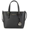 Produktbild: Michael Kors Leder-Schultertasche in Schwarz - (B)27 x (H)19 x (T)10 cm