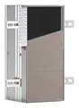 Produktbild: Emco asis plus WC-Modul 2 Fächer 1 Tür Anschlag rechts 332 mm - Aluminium - 975611003