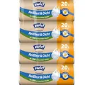 Produktbild: Swirl Reißfest & Dicht Tragegriff Müllbeutel 20 l (4 x 20 Beutel), tropfsichere Müllsäcke für den Hausmüll, reißfeste Mülltüten mit praktischem Tragegriff