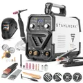 Produktbild: STAHLWERK Schweißgerät 2 in 1 Kombi DC WIG 200 ST IGBT – ARC/MMA/E-Hand HF-Start