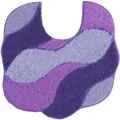 Produktbild: Grund Wc-Vorleger Carmen, Flieder, Textil, Wellen, rechteckig, 50x55 cm, Oeko-Tex® Standard 100, Made in Europe, für Fußbodenheizung geeignet, rutschfest, Badtextilien, WC Vorleger