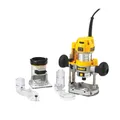 Produktbild: DeWalt D26204K-QS - Fräskombination - 900 Watt - robust - präzise - gelb/schwarz