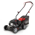 Produktbild: Scheppach MP132-40 Benzin-Rasenmäher - 3,3 PS | 40 cm Schnittbreite | 3-fache Schnitthöhenverstellung | 35 Liter Fangkorb | leicht & platzsparend | große Laufräder | Rasenmäher ohne Antrieb