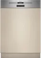 Produktbild: NEFF S145EAS16E, N 50, Smarter Geschirrspüler Teilintegriert 60 cm, Spülmaschine Made in Germany, Besteckkorb, sehr leise, Open Dry, starke Reinigung mit Chef 70ºC, Gebürsteter Stahl, Aqua Stop