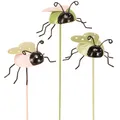 Produktbild: Blumenstecker Marienkäfer Metall Deko Garten 7x4cm 6 Stk, 6 Stück