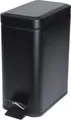 Produktbild: Koopman Mülleimer Abfalleimer Metall 5 L Schwarz Tretpedal Kosmetik, Treteimer, Kosmetikeimer, Tretpedal, Badeimer, 5 Liter