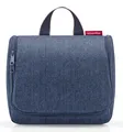 Produktbild: reisenthel Toiletbag L Kulturbeutel Herringbone Dark Blue dunkelblau Neu