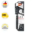 Produktbild: Makita B-65458 Rollgabelschlüssel +10 Steckschlüsseleinsätze Rohrzange 200 mm