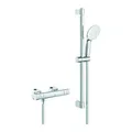 Produktbild: Grohe Thermostat-Brausebatterie Grohtherm 800 C 34768_1 mit Brausegarnitur 600mm chrom