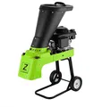 Produktbild: Zipper Häcksler 3kw Benzin 4 Takt ZI-HAEK4000 Grün Gartenhäcksler Metall