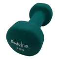 Produktbild: Bodyline Hantel aus Einheitsgröße Gusseisen mit Neoprenüberzug 3 kg – stoßfest u