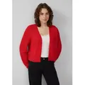 Produktbild: QS Cardigan Strickjacke Strickjacke aus Bändchengarn rot XL (42)