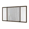 Produktbild: Ventanara® Insektenschutz Schiebe Fenster Fliegengitter Mückenschutz (50 x 75 cm, braun)