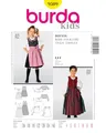 Produktbild: burda kids Schnittmuster #9509 Mädchen Kinder Dirndl mit Bluse Gr. 104-140