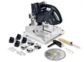 Produktbild: Festool Akku-Leistensäge SYMMETRIC SYMC 70 EB-Basic Ausführung: 1 x Kartusche 360 ml, 2 x Statikmischer FIS MR Plus