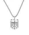Produktbild: d'origine Deutschland Adler Kette Herren – Bundesadler Wappen mit Venezianerkette in Silber (Edelstahl)