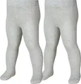 Produktbild: Playshoes Strumpfhose Unisex Kinder Strumpfhose, grau/melange Doppelpack, 50/56