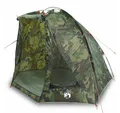 Produktbild: vidaXL Kuppelzelt Angelzelt Tarnmuster Wasserdicht, (1 tlg)