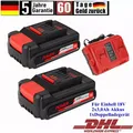 Produktbild: 18V 6,0Ah/5,0Ah Akku/Doppelladegerät Für Einhell Power X-Change Lithium PXC LED