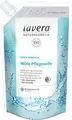 Produktbild: lavera Nachfüllbeutel basis sensitiv milde Pflegeseife • Bio-Aloe Vera & Bio-Kamille • milde Reinigung • auch für empfindliche und trockene Haut geeignet • vegan • pH-hautneutral • 6 x 500ml