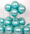 Produktbild: Luftballons Türkis Metallic Helium 50 Stück 12 Zoll Luftballon Grün Ballons L...