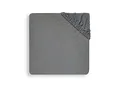 Produktbild: Jollein Spannbettlaken Spannbetttuch Jersey 60x120cm - Storm Grau