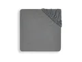Produktbild: Spannbettlaken Spannbetttuch Jersey 60x120cm - Storm Grau