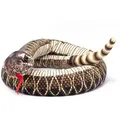 Produktbild: Cornelissen - Kuscheltier - Schlange Klapperschlange mit Rassel - 145 cm lang