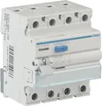 Produktbild: Hager FI-Schutzschalter CDA440D | 4-polig Typ A | 40A 30mA | 6kA 400V | Bi-Connect | blaue Test-Taste