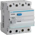 Produktbild: Hager FI-Schutzschalter CDA440D, 30mA, Typ A, 40A, 230V/400V AC, 6kA Abschaltvermögen, 4-polig