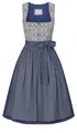 Produktbild: Nübler Midi Dirndl Gudrun in Blau, Größe:54