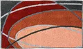 Produktbild: REDBEST Badematte Terra Größe 60x100 cm, WC-Vorlage, WC-Umrandung, Duschvorlage, Duschmatte, WC-Deckelbezug Lynn