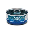 Produktbild: N&D Cat Ocean 70g Feuchtfutter für Katzen Thunfisch Dorsch Garnele und Kürbis