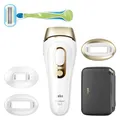 Produktbild: Braun IPL Silk-Expert Pro 5 PL5242 Haarentfernung für Zuhause, Weiß/Gold, Alternative zur Laser-Haarentfernung, mit Etui, Venus-Rasiersystem, 3 Köpfe, Geschenk für Frauen