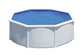 Produktbild: Gre Pool KIT350ECO Fidji - Aufstellpool aus Stahl, rund, mit weißes Aussehen. Abnehmbare Gartenpool. 350 x 120 cm