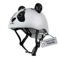Produktbild: HUDORA Unisex Jugend Kinderhelm Pandy, Gr. 44-47 Helm, weiß-schwarz, 44-47 cm