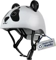 Produktbild: HUDORA 84911 - Kinderhelm Panda, Sicherheitshelm, Farbe: weiß-schwarz, Gr. 44-47