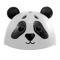 Produktbild: Kinderhelm Pandy, schwarz-weiß, Gr. 44-47