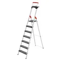 Produktbild: Hailo L100 TopLine, Alu-Sicherheits-Stehleiter, 7 Stufen (Trittleiter, 132 cm) (8050-707)