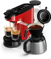 Produktbild: Philips Senseo Kaffeepadmaschine Switch HD6592/84, 2-in-1 Pad und Filterkaffee, 1l Kaffeekanne, aus 26% rec. Plastik