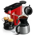 Produktbild: Philips HD6592/84 SENSEO Switch Pad- und Filterkaffeemaschine rot