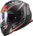 Produktbild: LS2, Integraler Motorradhelm STORM II RACER Matt Titanium Orange, L