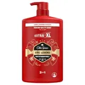 Produktbild: Old Spice Epic 3-in-1 Duschgel für Haar, Gesicht und Körper 1000 ml, langanhaltende Frische, Duft von Parfümqualität, Tiefenreinigung
